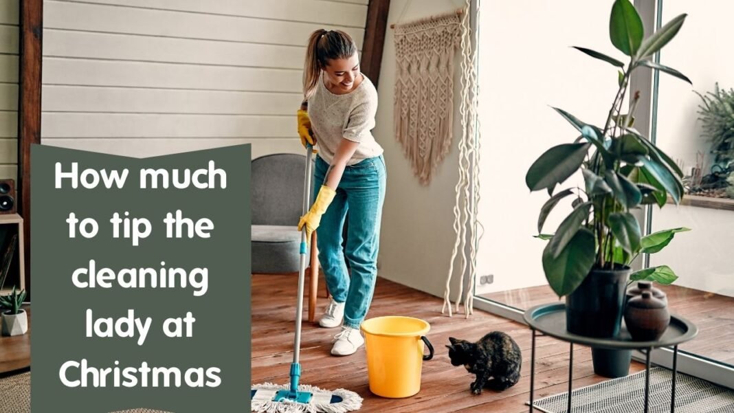 How much to tip the cleaning lady at Christmas